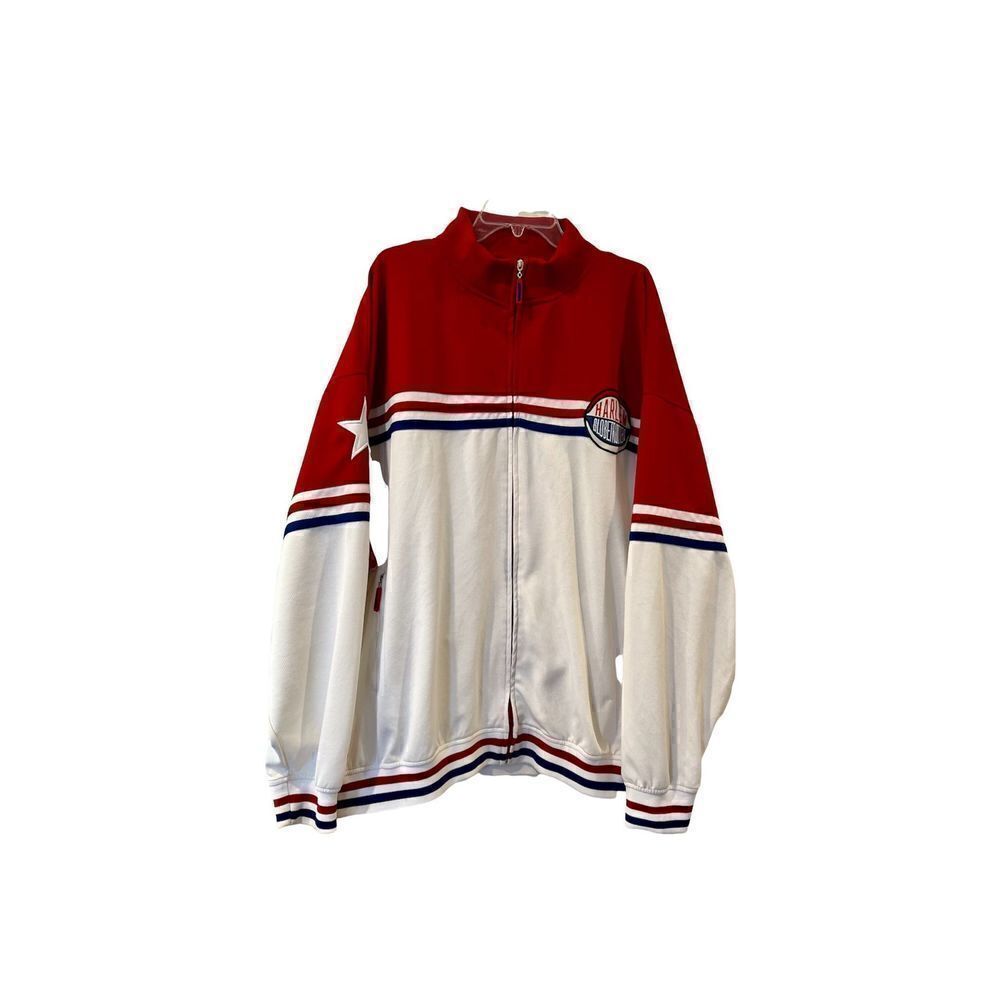 Vtg Harlem Globetrotters Platinum Track Suit Jacket Mens 4XL FUBU Ltd. Edition